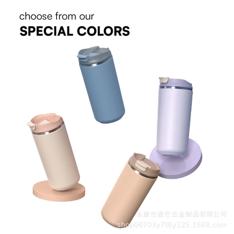 Cốc giữ nhiệt inox 304 gam màu pastel phong cách Hàn Quốc OEMD2