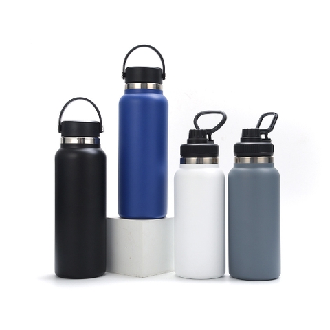 Bình giữ nhiệt 500ml nắp inox, inox 304, giữ nhiệt 12H tốt DQMA5