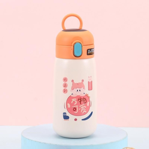 Cốc giữ nhiệt trẻ em hiển thị nhiệt độ thông minh, cốc giữ nhiệt inox 316 xinh xắn cho bé - 91552