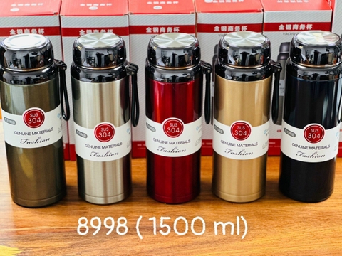 Bình giữ nhiệt inox 304, hàng cao cấp 8997 dung tích lớn 800ml-1500ml