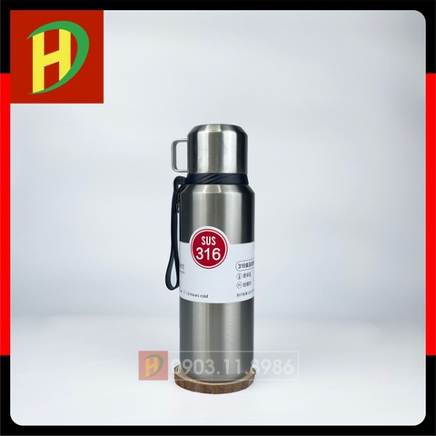 Bình giữ nhiệt inox 316 dung tích 1000ml, 1500ml nhiều màu có lõi lọc trà