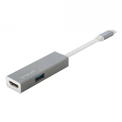 LE TOUCH USB 3.0 TYPE-C HDMI HUB - GREY - Macbook