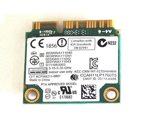 Card Wifi Laptop Toshiba Tecra W50-A Series / Wireless Card Unit G86C0005Q810