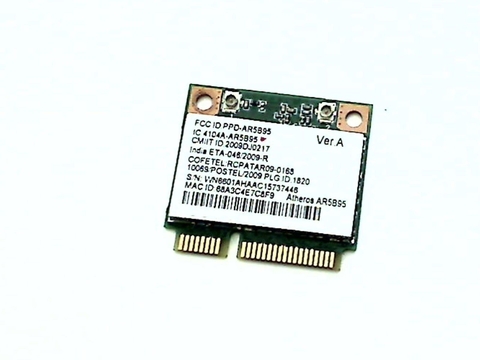 Card Wifi Laptop Sony Vaio VPCY11M1E PCG-41112M / CARD 4104A-AR5B95