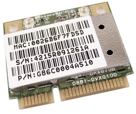 Card Wifi Laptop Toshiba AR5B9 wLan Atheros 802 11B-G-N / Card New K000109620