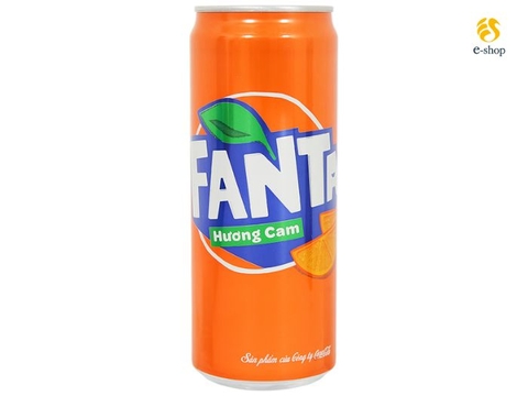 NƯỚC NGỌT FANTA HƯƠNG CAM LON 320ML