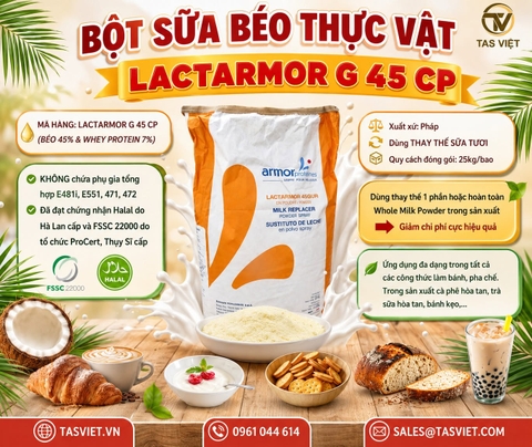 Bột Sữa Béo Thực Vật: Khám Phá Lý Do Tại Sao Được Yêu Thích Trong Ngành Thực Phẩm