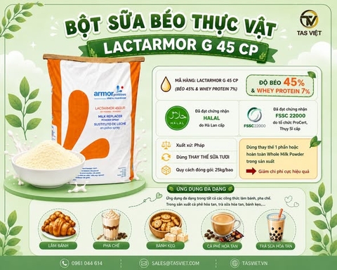 Fat Filled Milk Powder, Non Dairy Creamer và Các Loại Bột Khác: So Sánh và Lời Khuyên Cho Doanh Nghiệp