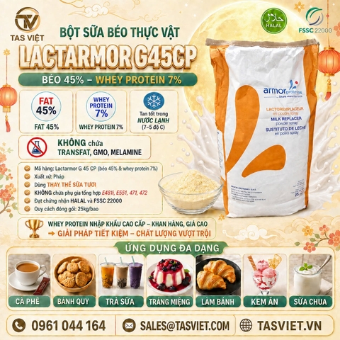 Cách Sử Dụng LACTARMOR G 45CP Để Tạo Nên Bánh Trung Thu Hiện Đại