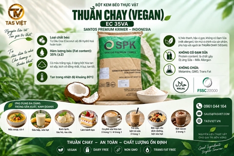Khám Phá Bột Kem Béo Thực Vật EC 35VA - Lựa Chọn Hoàn Hảo Cho Món Ăn Thuần Chay