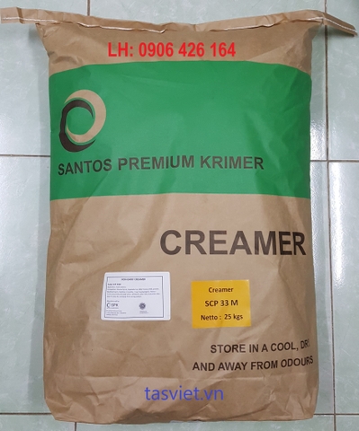 BỘT KEM BÉO THỰC VẬT/NON-DAIRY CREAMER SANTOS PREMIUM KRIMER (SPK) SCP 33M