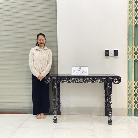 Bàn Bày Đồ Quấn Hoa Mai Khảm