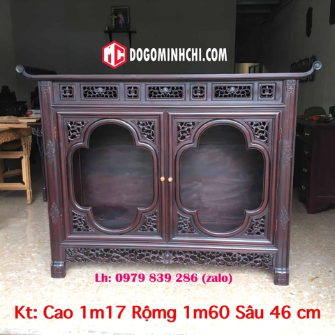 Bàn Tủ Lối Huế Bầy Đồ 1