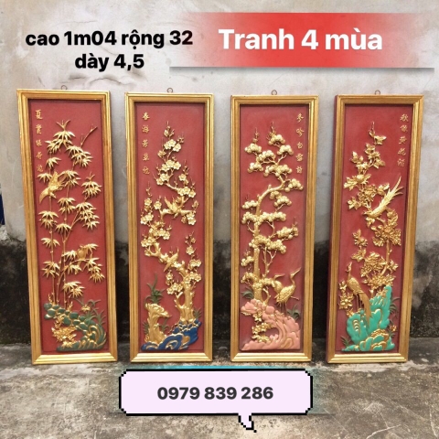 Bộ Tranh tứ quý MS 14 1