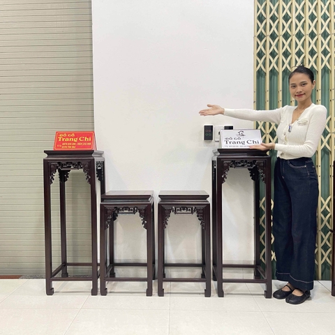 Đôn Gỗ Bày Đồ Cao Thấp