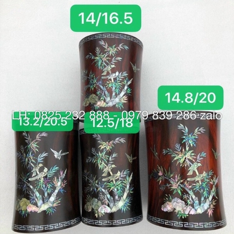 Hộp Bút Gỗ Trắc Khảm Cẩn Ốc
