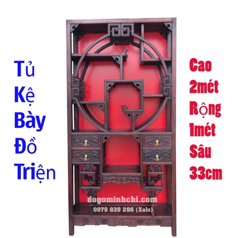 Kệ Gỗ Bày Đồ Vuông 1