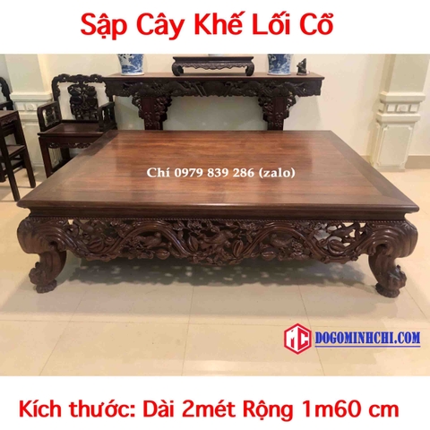 Sập cây khế gỗ gụ 