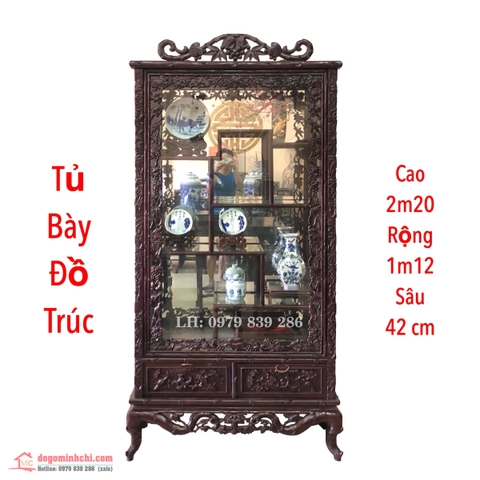 Tủ Bày Đồ Bày Rượu Đồ Sứ 1