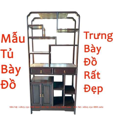 Tủ Bày Đồ Triện Trơn Đẹp 1