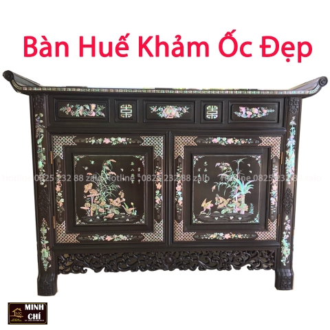 Tủ Huế Khảm Ốc Đẹp Bày Đồ 1