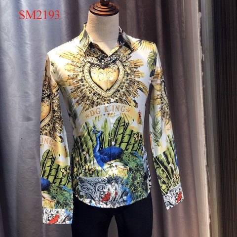 Áo sơ mi nam họa tiết D&G - SM2193