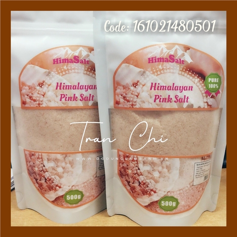 Muối hồng Himalaya dạng MỊN - TÚI 500gr (10/2) (T24)