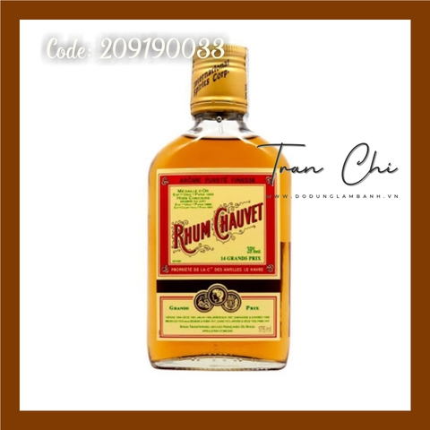 Rượu Rum CHAUVET - Chai 175ml (24/12) (T24)