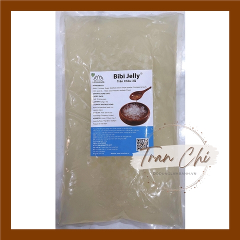 Trân châu 3Q BIBI Jelly NGỌC TRAI TRẮNG nguyên vị - 2KG (18/7)