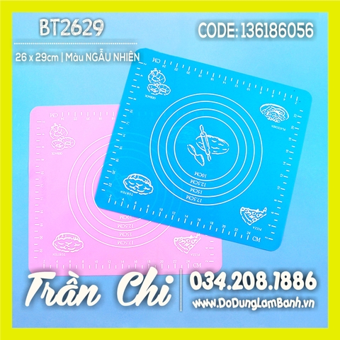 Miếng lót silicone cán bánh - Size 26x29cm (BT2629)