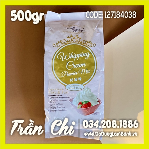 BỘT Whipping Cream Powder Mix KHÔ Malaysia - 500GR (8/9)