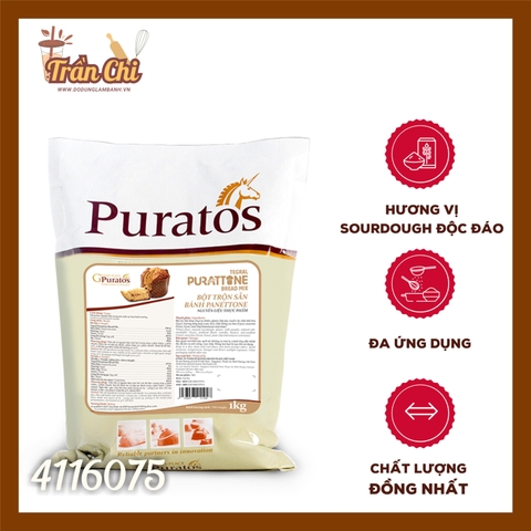 4116075 - Bột trộn sẵn Tegral PURATTONE Bread Mix (1KG-IM-PURA-01) PURATOS Grand-Place - 1KG (14/10) (T10)