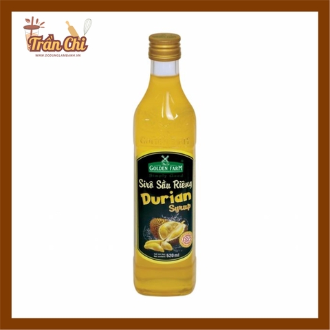 Siro SẦU RIÊNG Durian GOLDEN FARM - 520ML (24/6)