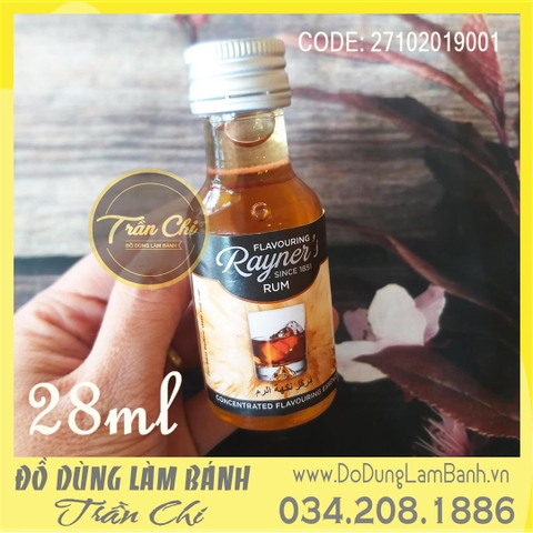 Hương mùi RUM hiệu RAYNER'S - 28ML (29/9)