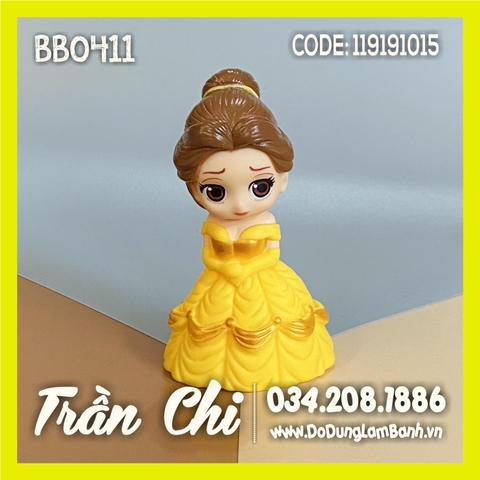 Phụ kiện trang trí nhựa - Công chúa BELLA KHÔNG ĐẾ (BB0411)