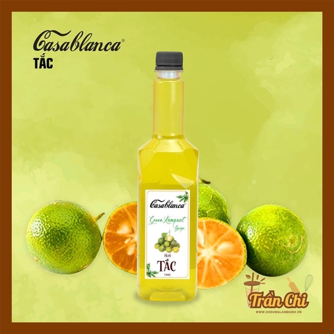 Siro TẮC Casablanca - Chai 750ml (29/2) (T12)