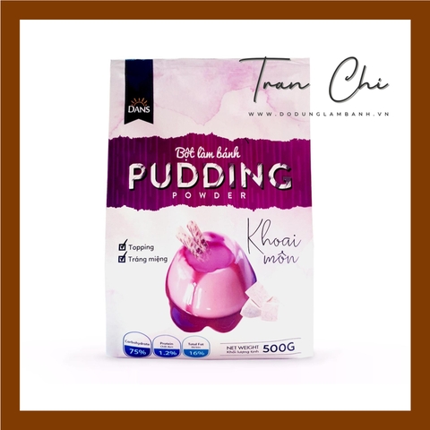 Bột PUDDING vị KHOAI MÔN DANS - 500GR (18/9)