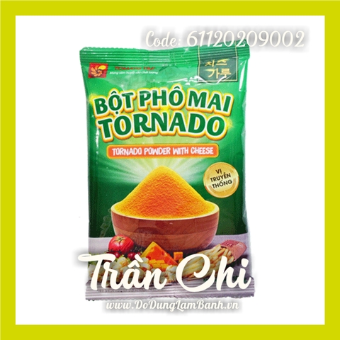 Bột Phô Mai Cam Lắc TORNADO - Vị TRUYỀN THỐNG - Gói 100gr (12/10)