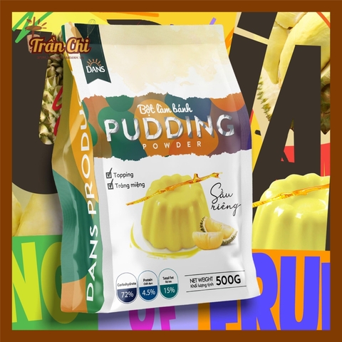 Bột PUDDING vị SẦU RIÊNG DANS - 500GR (14/7)