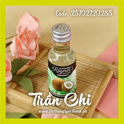 Hương DỪA Coconut hiệu RAYNER'S - 28ml (1/3/22)