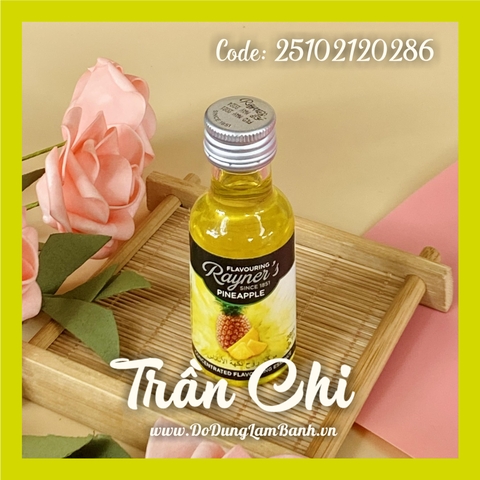 Hương DỨA KHÓM Pineapple hiệu RAYNER'S - 28ml (1/3/22)