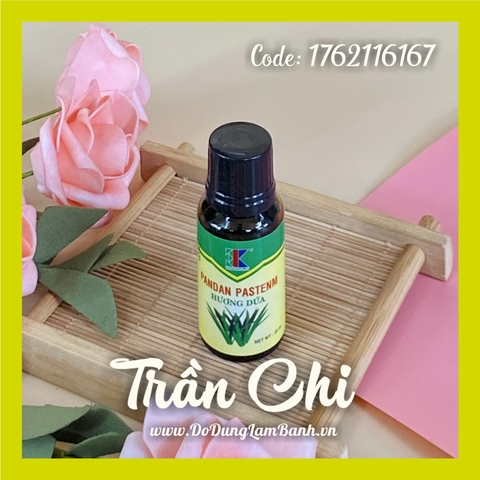 Hương LÁ DỨA Có Màu 3K - Chai 20ml (27/2) (L6)