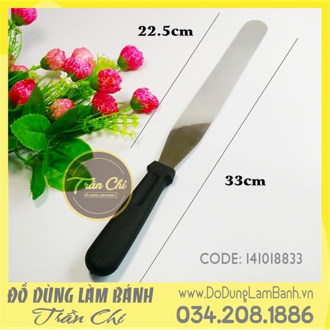 Dao chà láng THẲNG cán nhựa đen - 33cm