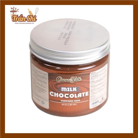 P62114 - Socola SỆT NÂU SỮA MILK Cacao Talk - Hủ 500gr (2/11)