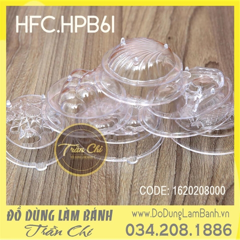 Khuôn nhựa HFC - HPB61 - Rau câu TRUYỀN THỐNG - Lốc 6 cái