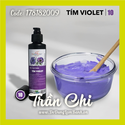 Màu NƯỚC SIRO Unicorn 210gr 10 - Màu TÍM VIOLET (24/4)