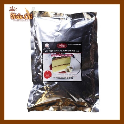 Bột trộn sẵn bánh BÔNG LAN PHÔ MAI hiệu FANCY'S- Gói 1kg (4/12) (T12)