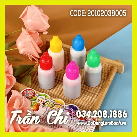 Set 5 màu nước thực phẩm Thiên Thành - Chai 10ML (6/4)