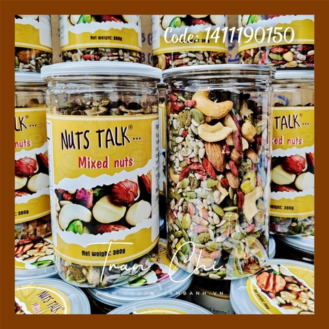 Hạt hỗn hợp Mixed Nuts NUTS TALK Úc - 380GR (15/11)