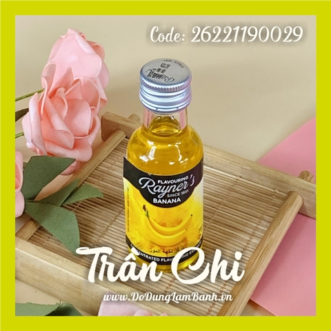 Hương CHUỐI Banana hiệu RAYNER'S - 28ml (1/3/22)